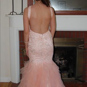 JOVANI PROM DRESS!! Light pink absolutely stunning